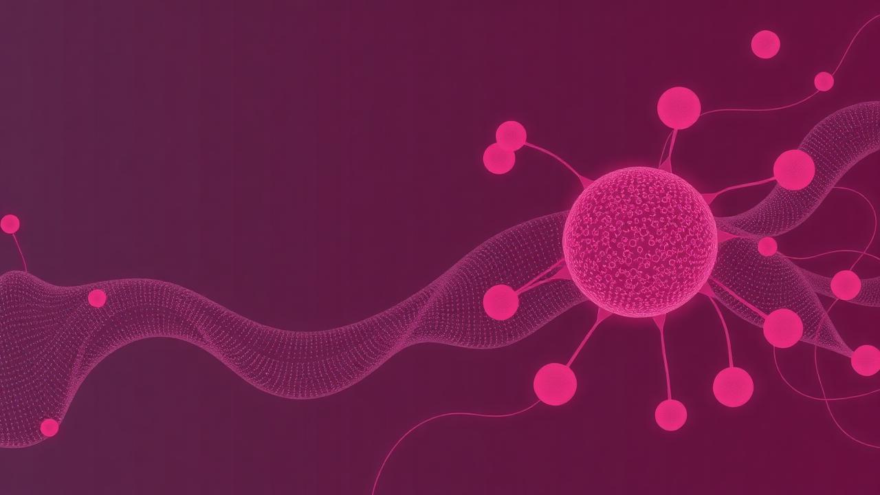 Editorial illustration of a melanocortin receptor schematic